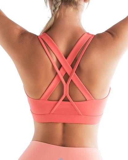 RUNNING GIRL womens Full Coverage Women's Plus Sports Bras