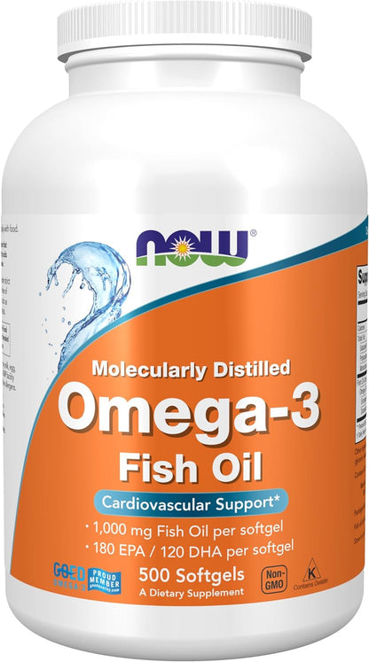 Now Foods, Omega-3, Cardiovascular Support, 200 Soft Gels