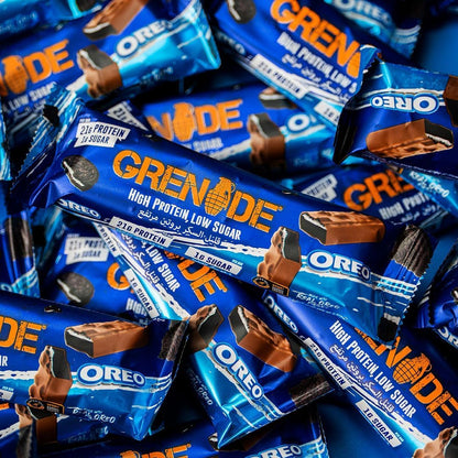 Grenade High Protein, Low Sugar Bar - Chocolate Chip Salted Caramel, 12 x 60 g