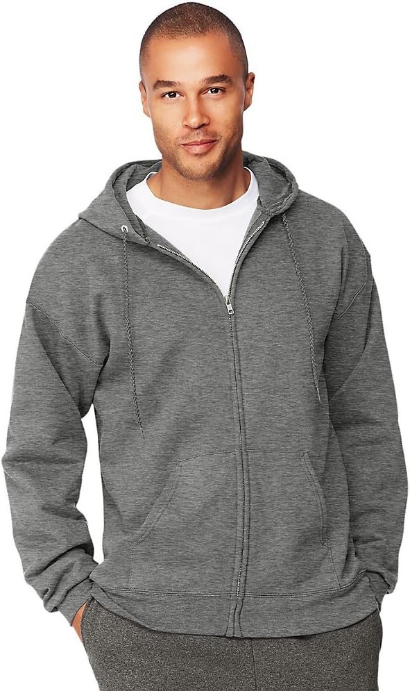 Hanes Men's Full Zip Ultimate Heavyweight Hoodie