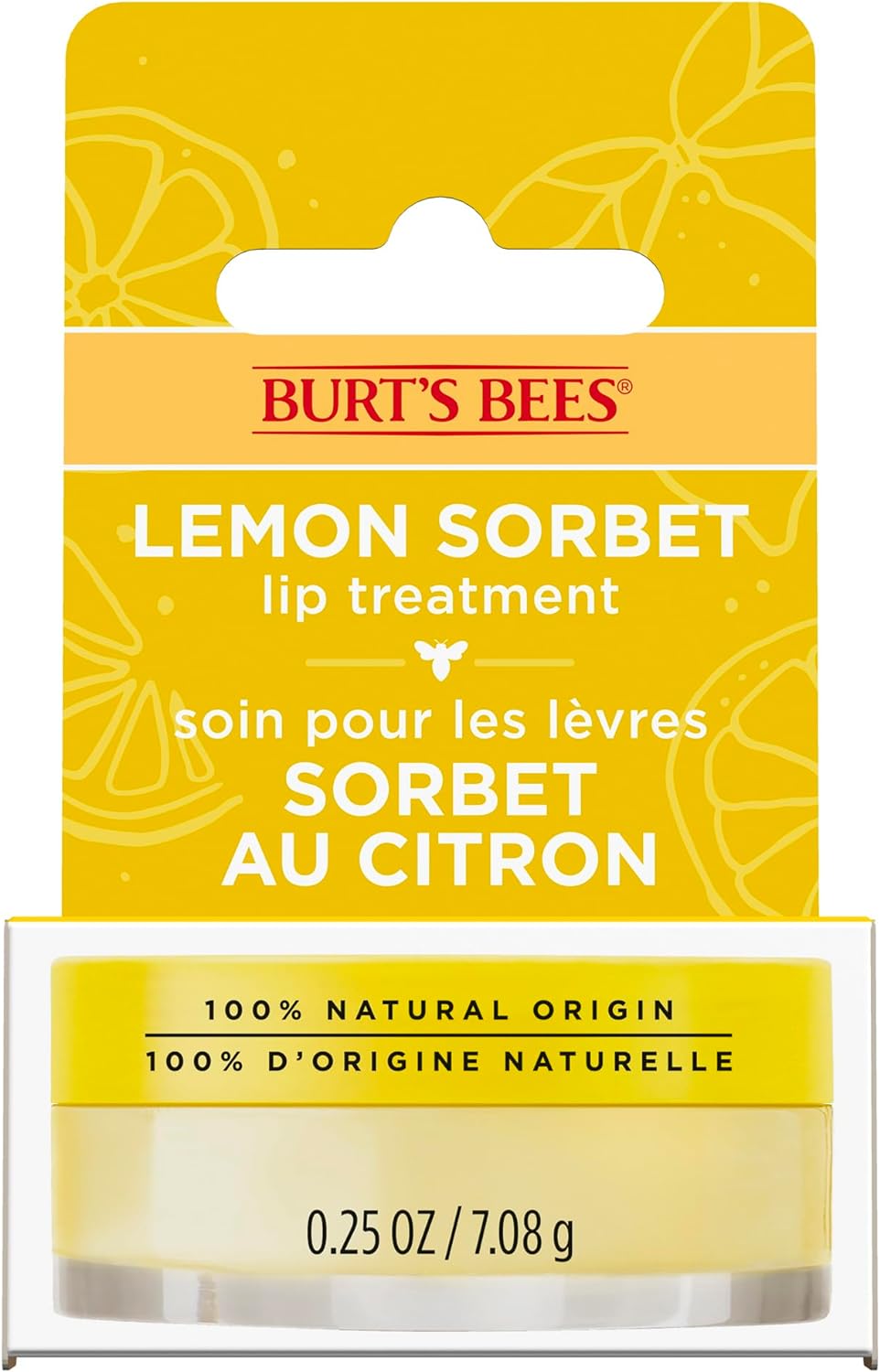 BURT'S BEES 100% Natural Origin Moisturising Lip Butter with Lavender and Honey, 1 Tin 11.3 g