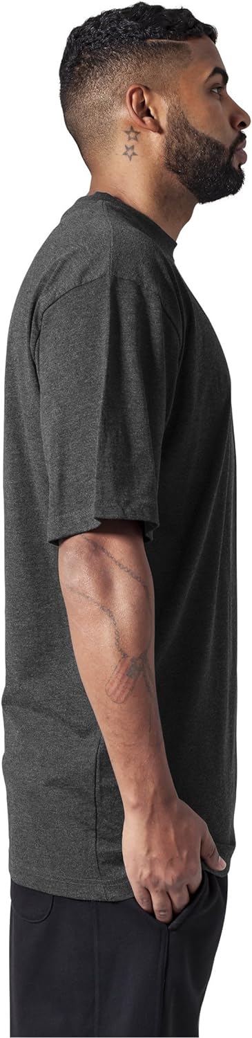 Urban Classics mens Tall Tee Oversized T-Shirt Oversized Short Sleeves T-Shirt with Dropped Shoulders, 100% Jersey Cotton (pack of 1)