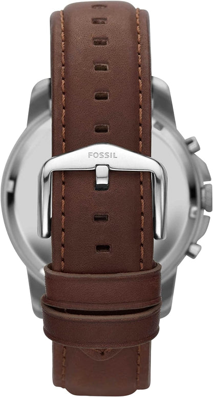 Fossil Leather Mens Quartz Watch