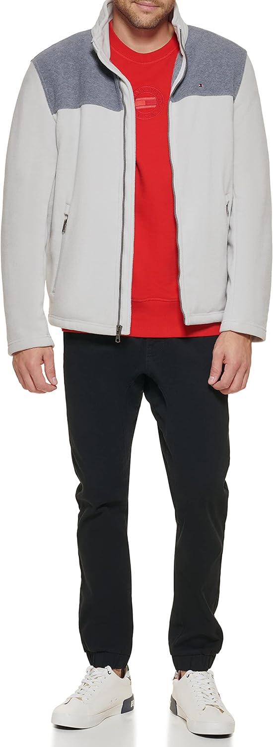 Tommy Hilfiger Men's Classic Zip Front Polar Fleece Jacket