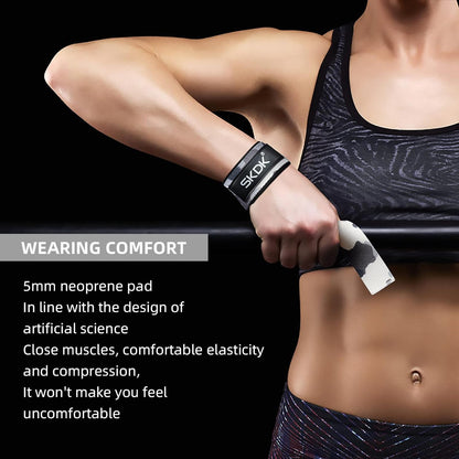 Lifting Straps Deadlift Gym Wrist Straps Weightlifting with Neoprene Cushioned Wrist Padded and Anti-Skid Silicone - for Weightlifting, Bodybuilding, Xfit, Strength Training