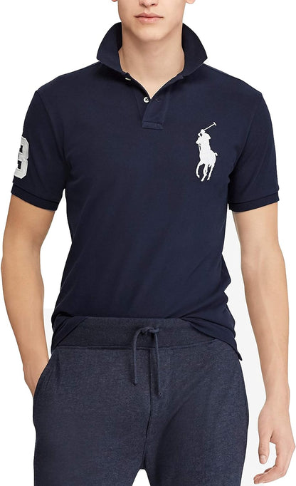 POLO RALPH LAUREN Polo Shirt Classic Custom Fit Short Sleeve Mesh Polo Shirt mens