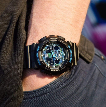 Casio AW 500Bb 1E G Shock Analog Digital Watch