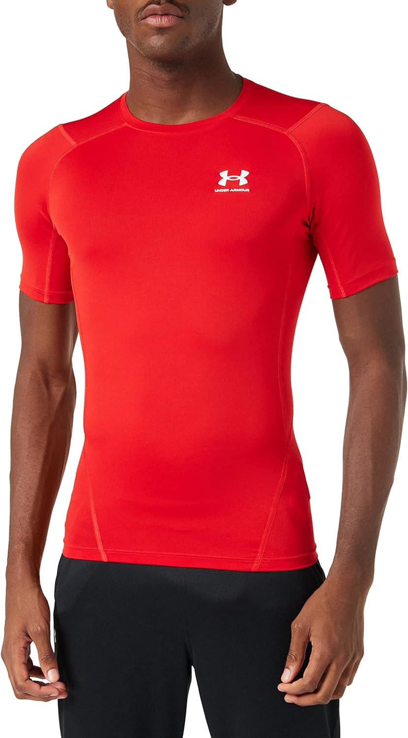 Under Armour mens Armour Heatgear Compression Short-sleeve T-shirt Short Sleeve