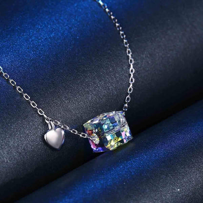 Swarovski Elements 925 Sterling Silver Pendent Necklace for Women Gift JRosee Jewelry