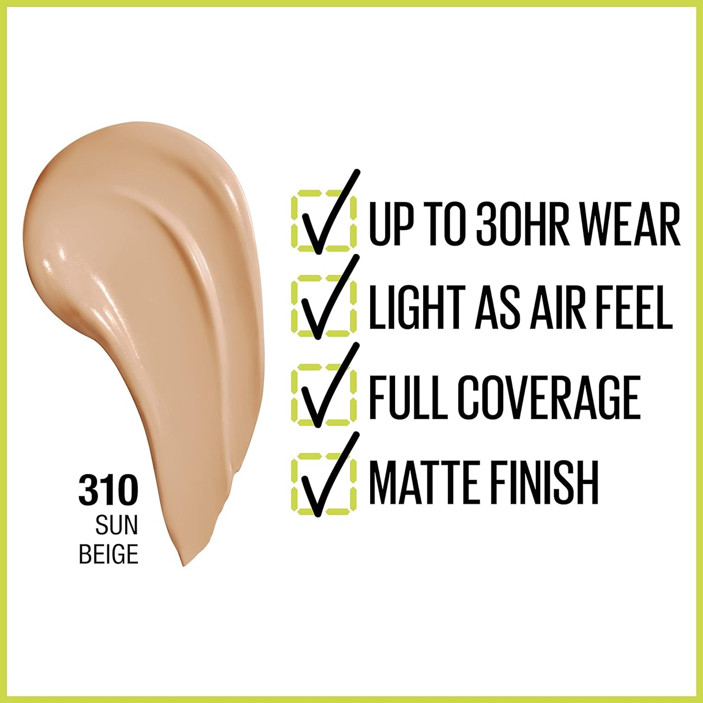 Maybelline Super Stay Full Coverage Liquid Foundation Makeup, Porcelain