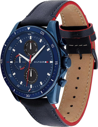 Tommy Hilfiger PAIGE DIAL LEATHER WATCH