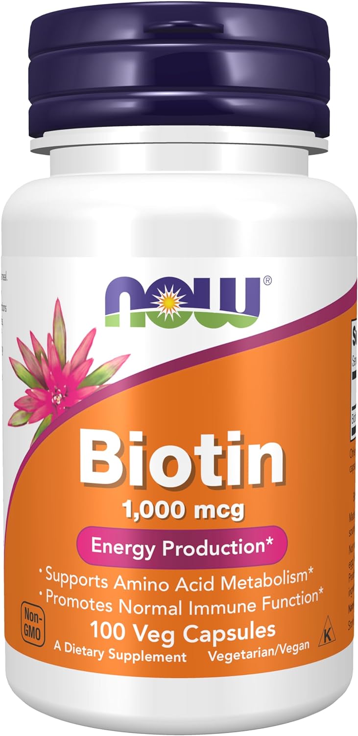 Now Foods Biotin 10,000Mcg Extra Strength Vcaps 120'S New