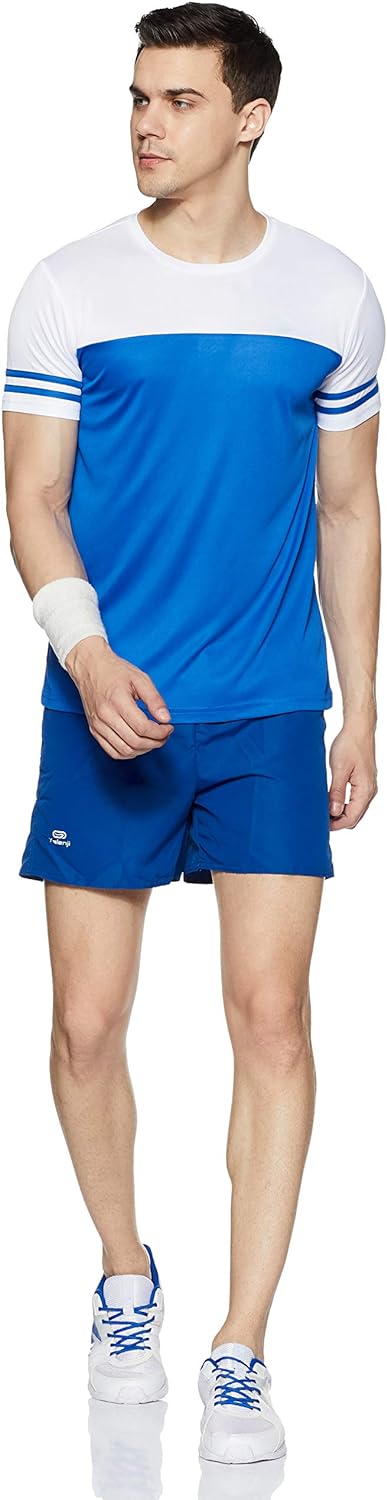 Amazon Brand - Symactive Men's Color Block Regular Fit Half Sleeve Sports T-Shirt