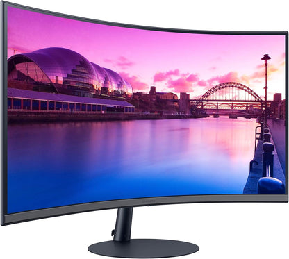 Samsung 27" Curved FullHD 1080p Monitor with Speakers, HDMI, Displayport - LS27C390