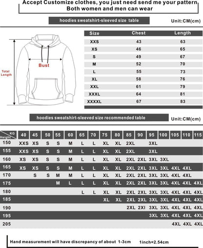 Hoodie Men Women Couples Sweatshirts Pullover Shirt Hooded Sweater