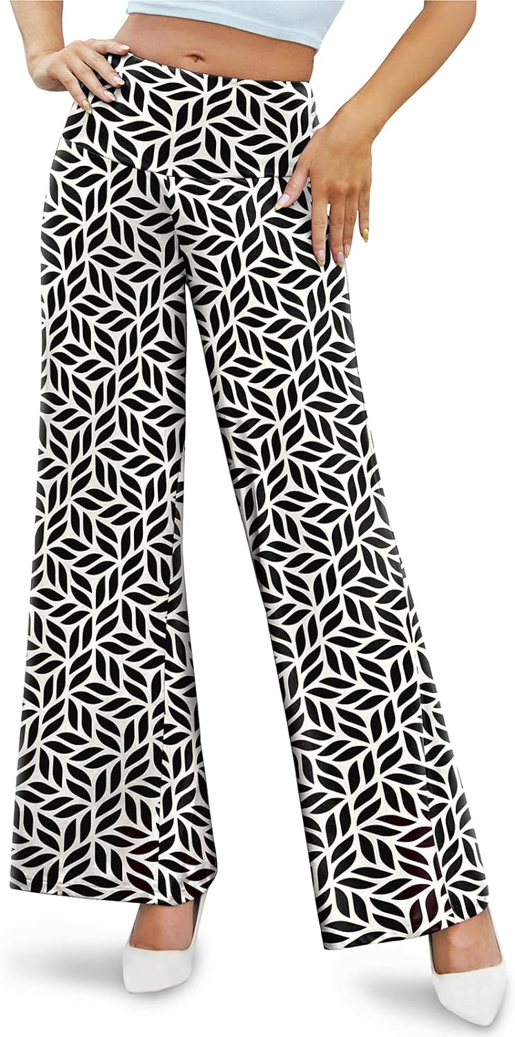 Arolina Women's Stretchy Wide Leg Palazzo Lounge Pants Casual Comfy High Waist Palazzo Pants