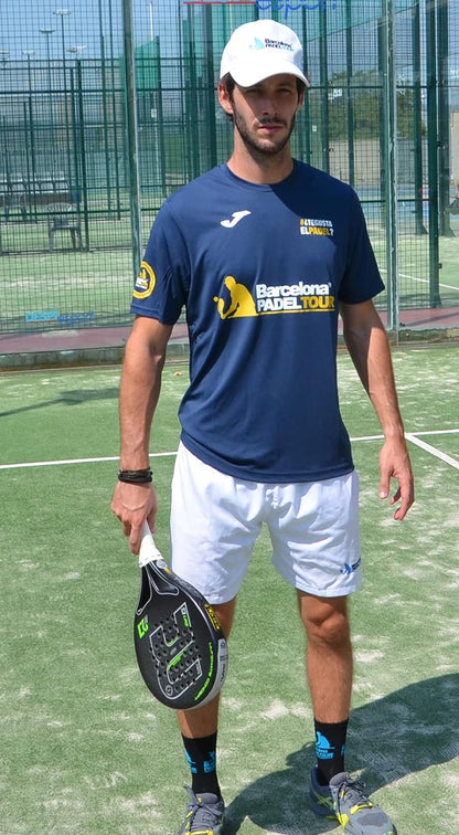 Barcelona Padel Tour | Technical Short Sleeve T-shirt"Te gusta el pádel" | Man | Soft Touch and Quick Drying | Sportswear