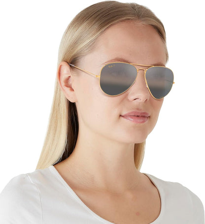 Ray-Ban Rb3025 Classic Polarized Aviator Sunglasses