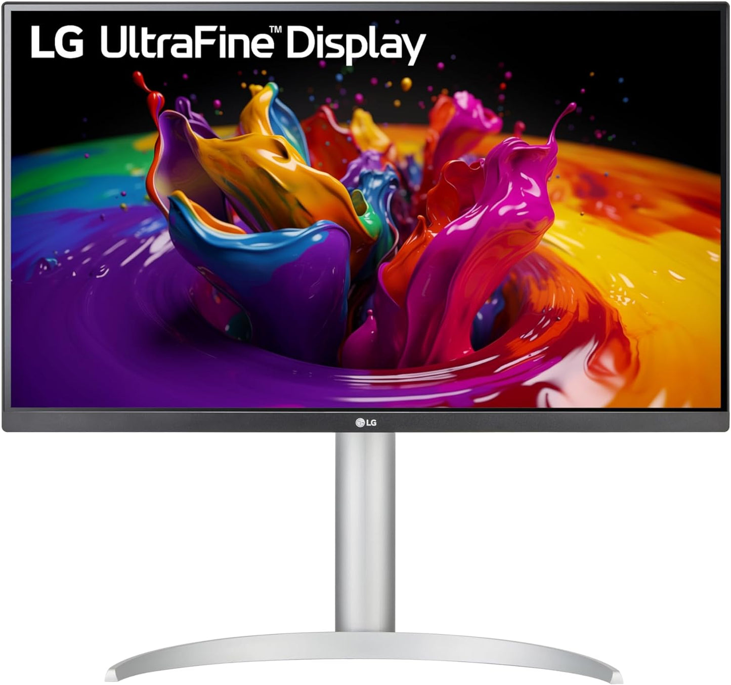 LG 27UP850N 27 Inch IPS 4K UHD VESA DisplayHDR 400 USB-C Monitor- White