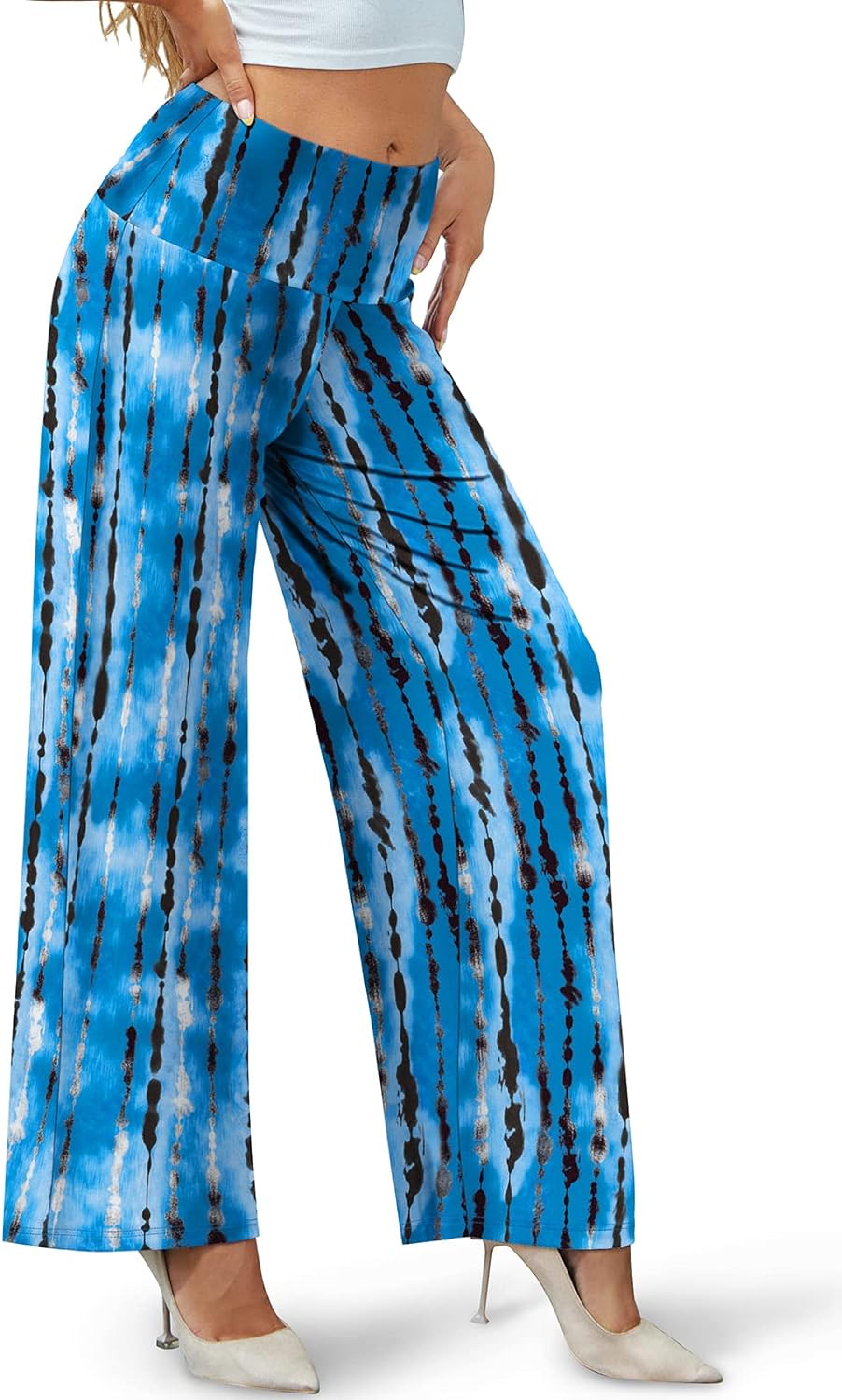 Arolina Women's Stretchy Wide Leg Palazzo Lounge Pants Casual Comfy High Waist Palazzo Pants