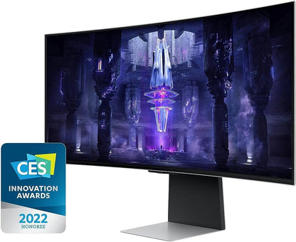 Samsung Odyssey G9 G95SC 49" Oled Gaming Monitor with 0.03ms Response time & 240Hz Refresh rate, Gaming Hub, AMD FreeSync Premium Pro, Built-in speaker, Smart TV Experience - LS49CG954SMXUE