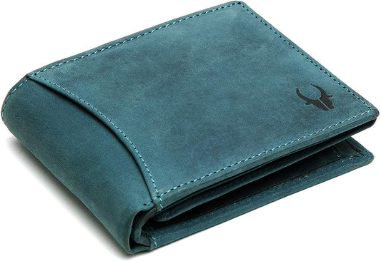 WILDHORN Genuine Leather Hand-Crafted Wallet For Men, Bifold Leather Wallet ,Model-WH1173