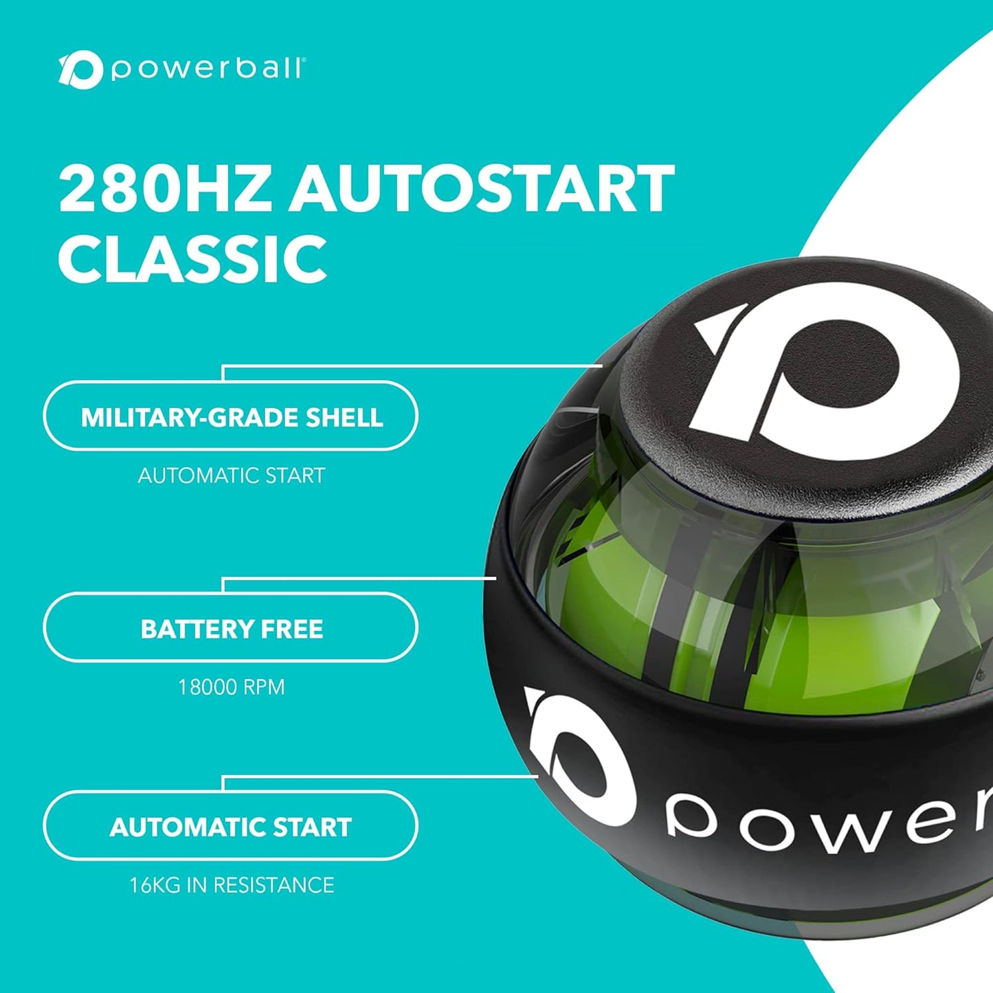 NSD Powerball Autostart Range - Strengthening & Rehabilitation Gyroscopes