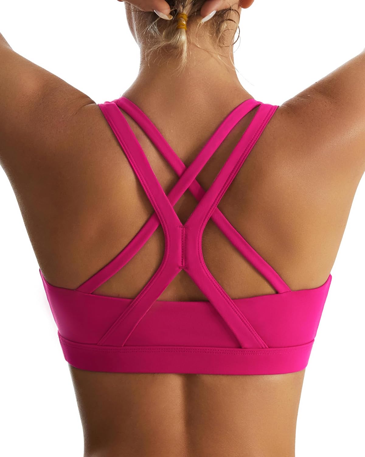 RUNNING GIRL womens Full Coverage Women's Plus Sports Bras