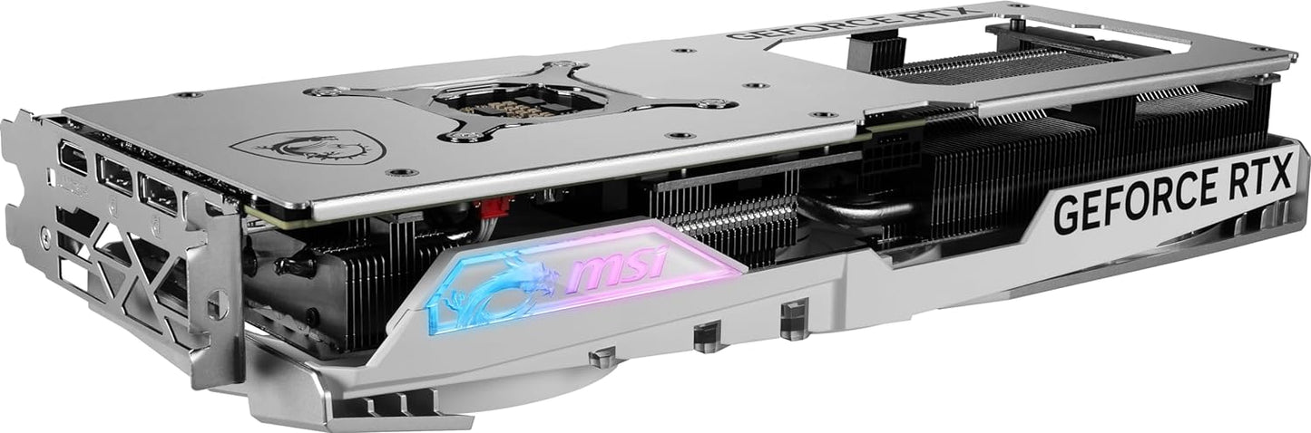 MSI GeForce RTX 4070 GAMING X TRIO 12G Graphics Card - RTX 4070 GPU, 12GB GDDR6X (21Gbps/192-bit), PCIe 4.0 - TRI FROZR 3 (3 x TORX Fan 5.0), RGB - HDMI 2.1, DisplayPort 1.4a