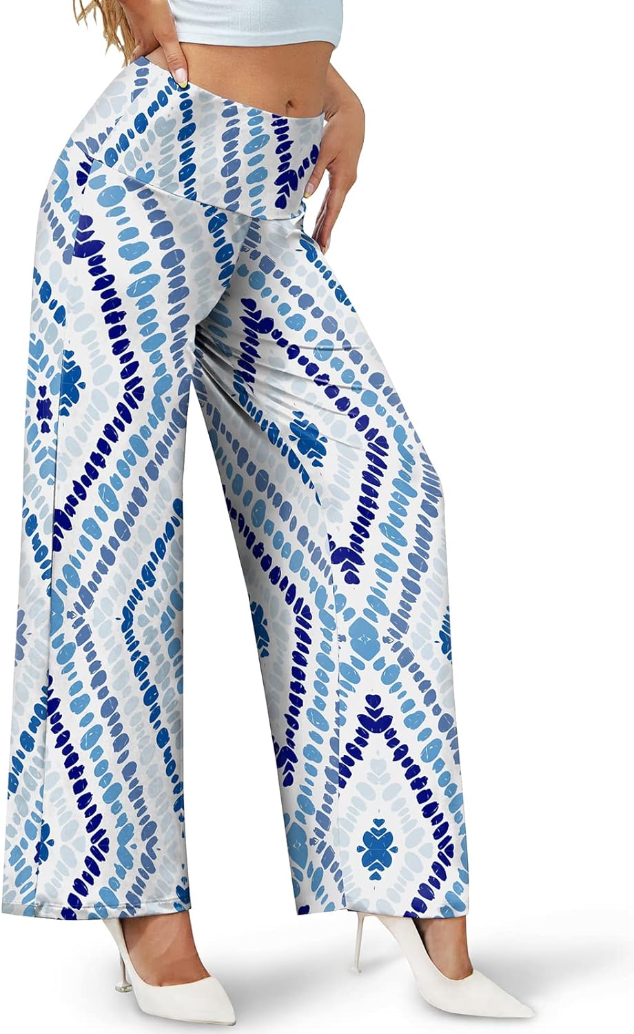 Arolina Women's Stretchy Wide Leg Palazzo Lounge Pants Casual Comfy High Waist Palazzo Pants