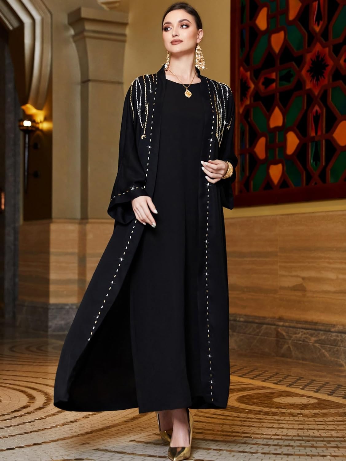 PolyJolly womens Abaya-18 Abaya