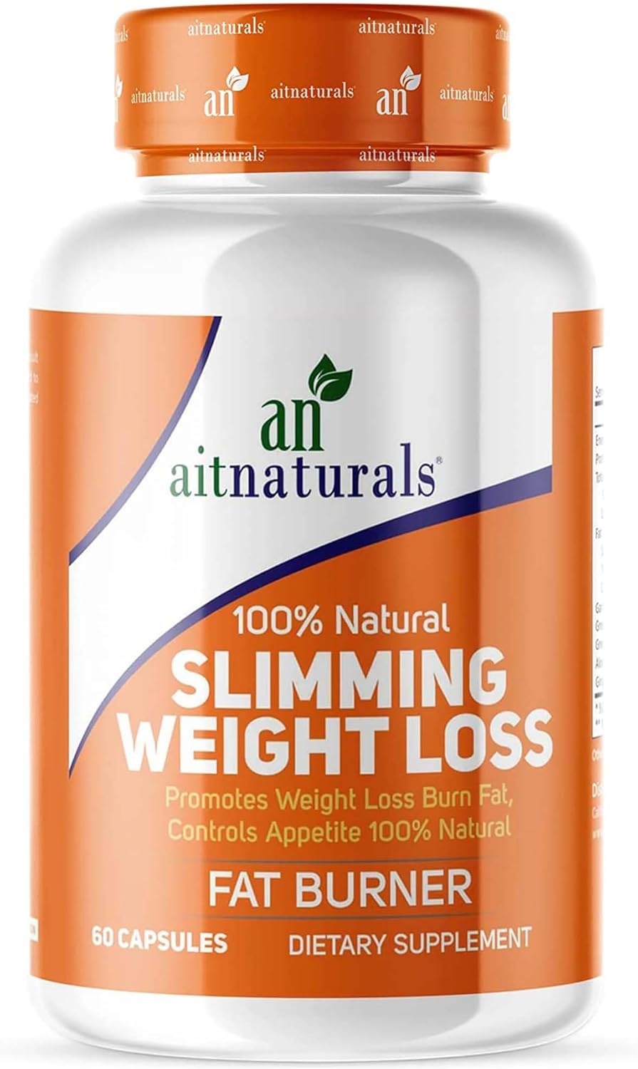 aitnaturals Weight Loss Diet Pills, Powerful Fat Burning and Appetite Suppression - Excellent for Keto Diet 60 Capsules | Ait Naturals Non-Prescription Weight Loss Aid.