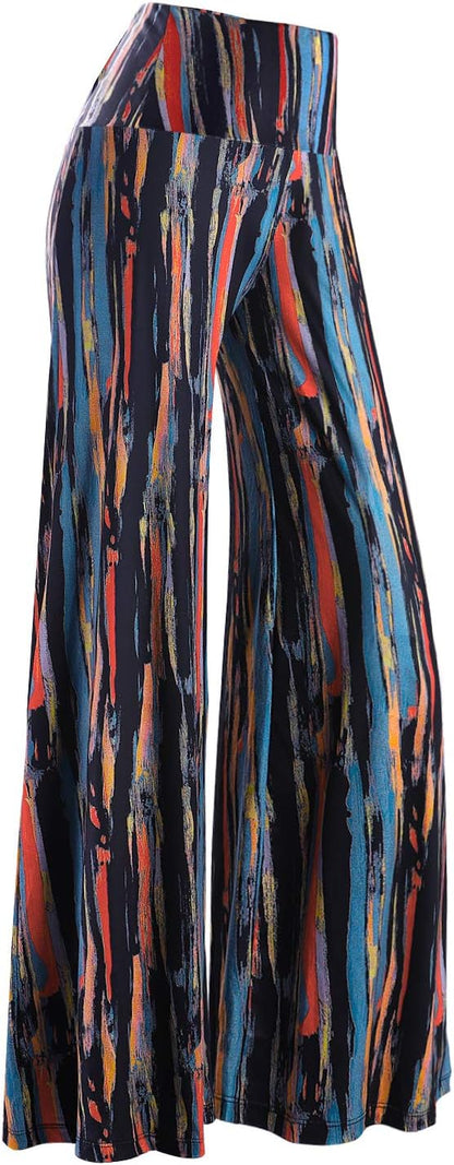 Arolina Women's Stretchy Wide Leg Palazzo Lounge Pants Casual Comfy High Waist Palazzo Pants