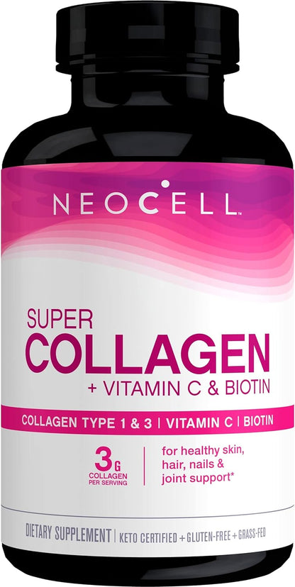 Neocell Super Collagen PlUS C, 250 Tablets