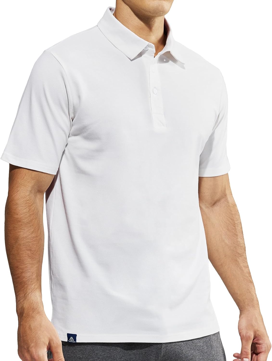 Haimont Men's Polo Shirt Cotton Golf T-Shirts Long and Short Sleeve Collared Shirts for Uniform, Casual, Business, Work