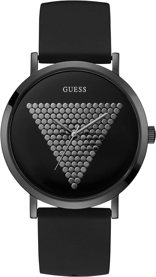 GUESS Mens Analogue Classic Quartz Watch with Silicone Strap W1161G2, Strap