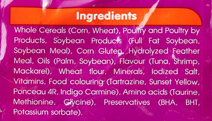 Whiskas Ocean Fish Dry Food, for Adult Cats 1+ Years, Formulated to Help Cats Maintain a Healthy Digestive Tract and Sustain a Healthy Weight, Complete Nutrition & Great Taste, Case of 15x480g