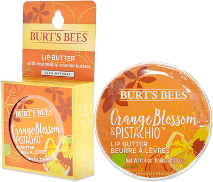 BURT'S BEES 100% Natural Origin Moisturising Lip Butter with Lavender and Honey, 1 Tin 11.3 g