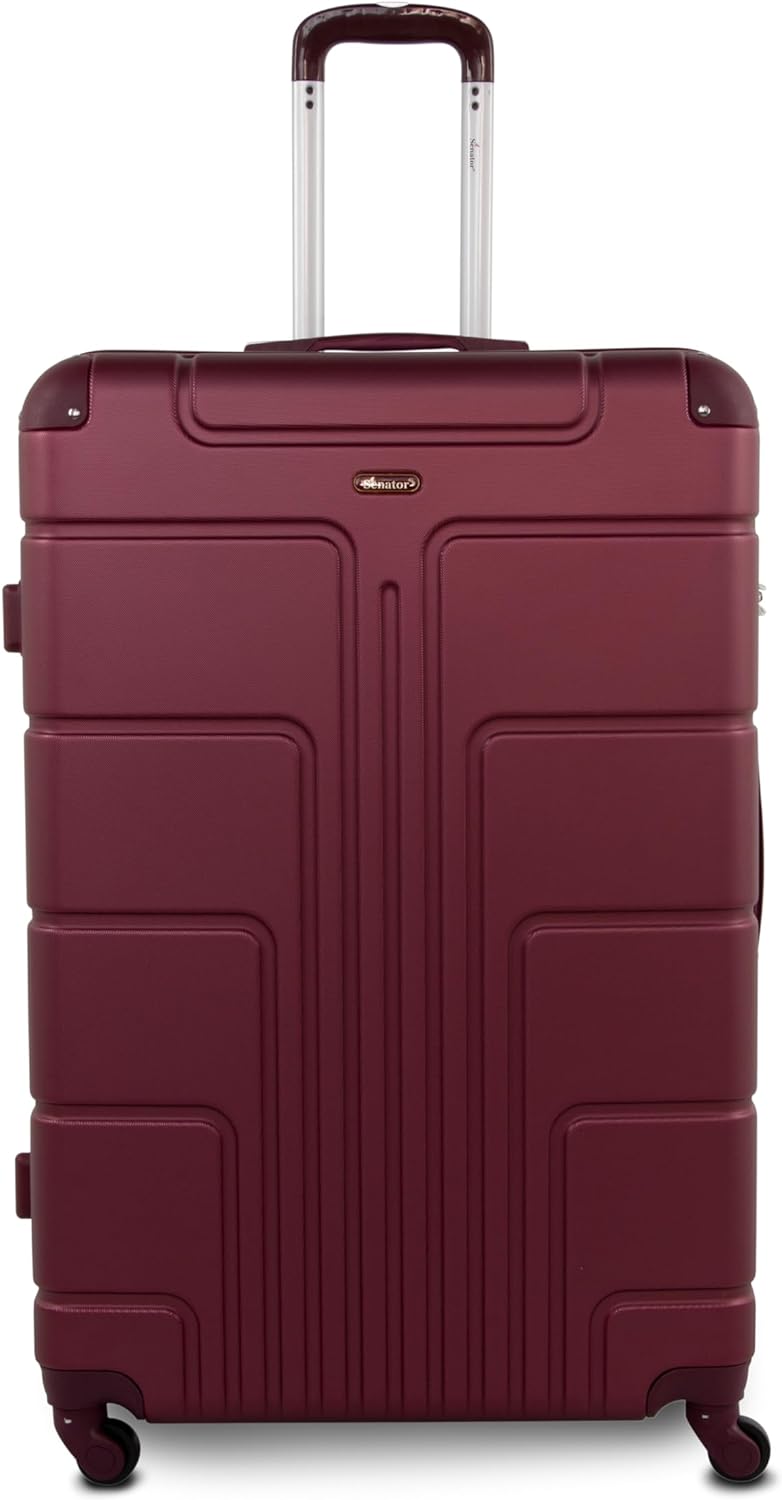 Senator Hardside Carry on Luggage 20 Inches Small Suitcase on Wheels for Unisex A1012 | Ultra Lightweight cabin size luggage Carry on with Spinner Wheels 4