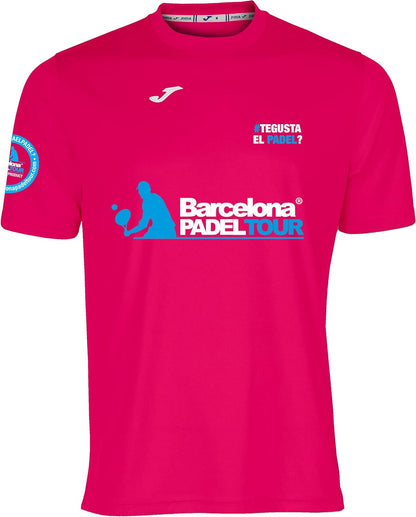 Barcelona Padel Tour | Technical Short Sleeve T-shirt"Te gusta el pádel" | Man | Soft Touch and Quick Drying | Sportswear