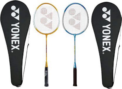 YONEX GR 303 Combo Badminton Racquet with Full Cover, Set of 2