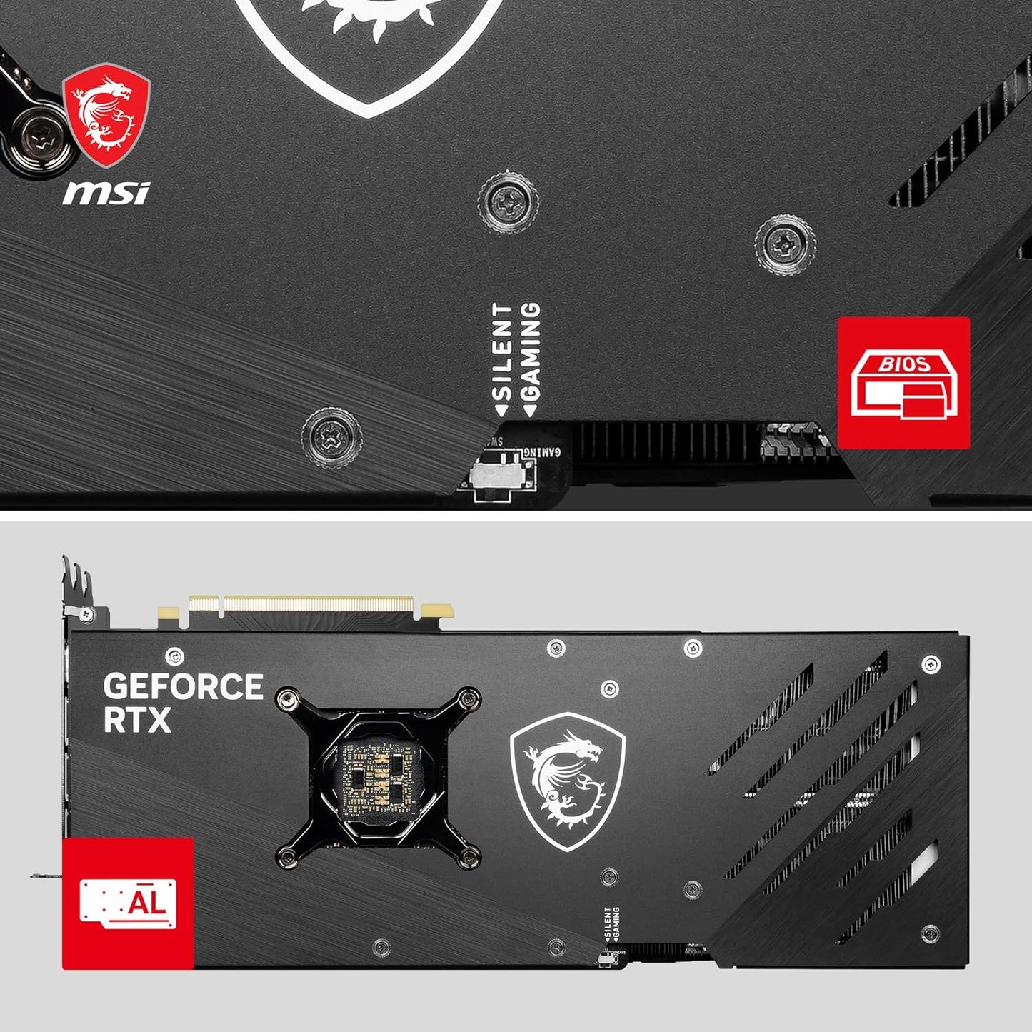 MSI GeForce RTX 4070 GAMING X TRIO 12G Graphics Card - RTX 4070 GPU, 12GB GDDR6X (21Gbps/192-bit), PCIe 4.0 - TRI FROZR 3 (3 x TORX Fan 5.0), RGB - HDMI 2.1, DisplayPort 1.4a