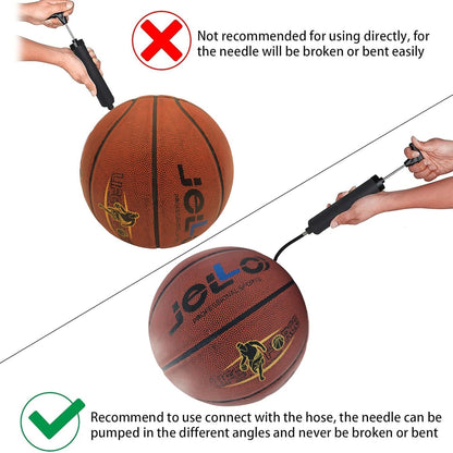 JEILO Basketball Indoor & Outdoor - Official Regulation Size 7 (29.5 in) Streetball, Rubber Basketball with Air Inflation Pump - Deep Channel Construction, Made for Unisex Professional Games