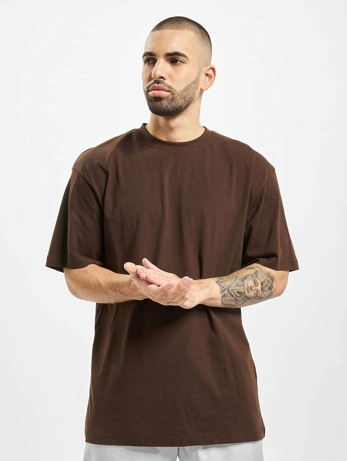 Urban Classics mens Tall Tee Oversized T-Shirt Oversized Short Sleeves T-Shirt with Dropped Shoulders, 100% Jersey Cotton (pack of 1)