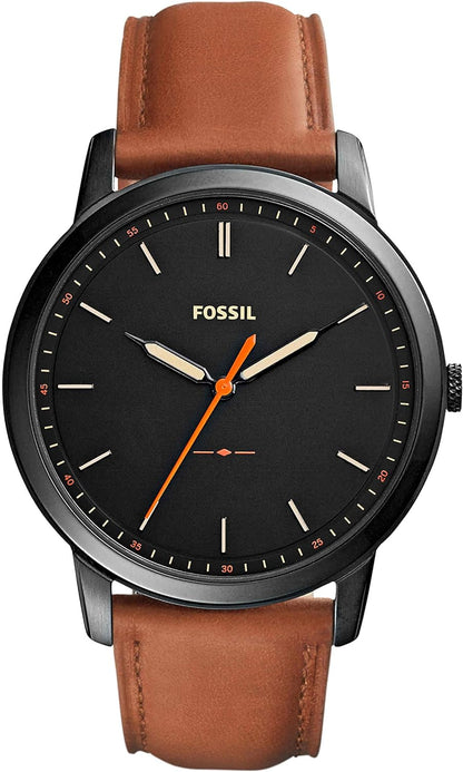 Fossil Men's Quartz Watch, Analog Display and Leather Strap