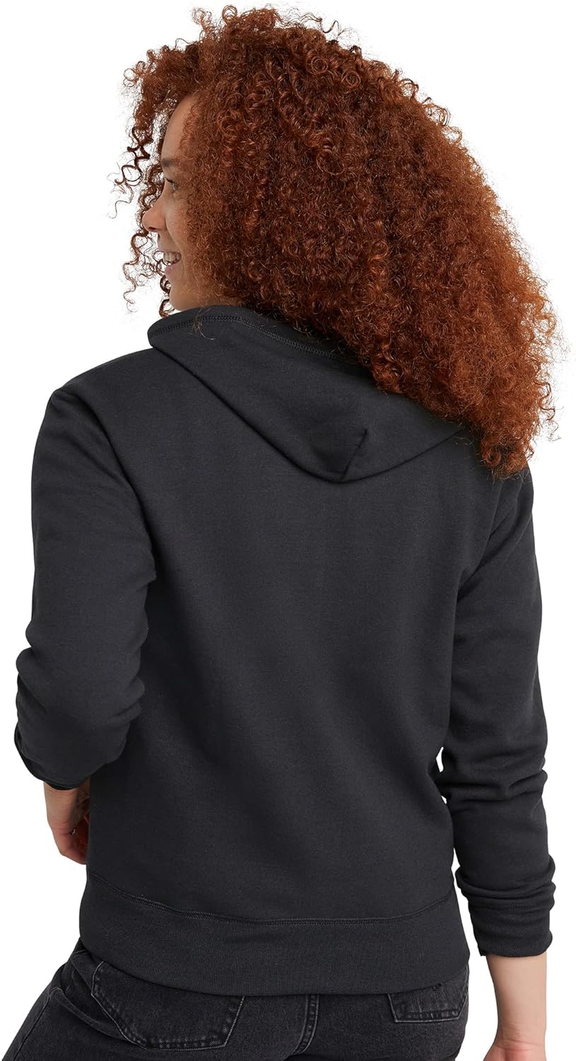 Hanes womens Women's Fleece Full-zip Hood Fleece Jacket (pack of 1)