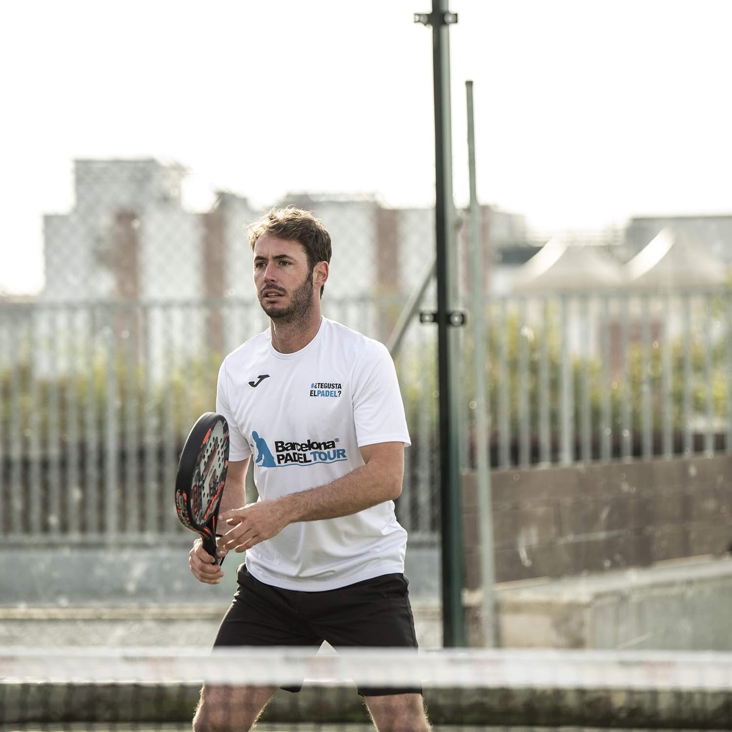 Barcelona Padel Tour | Technical Short Sleeve T-shirt"Te gusta el pádel" | Man | Soft Touch and Quick Drying | Sportswear