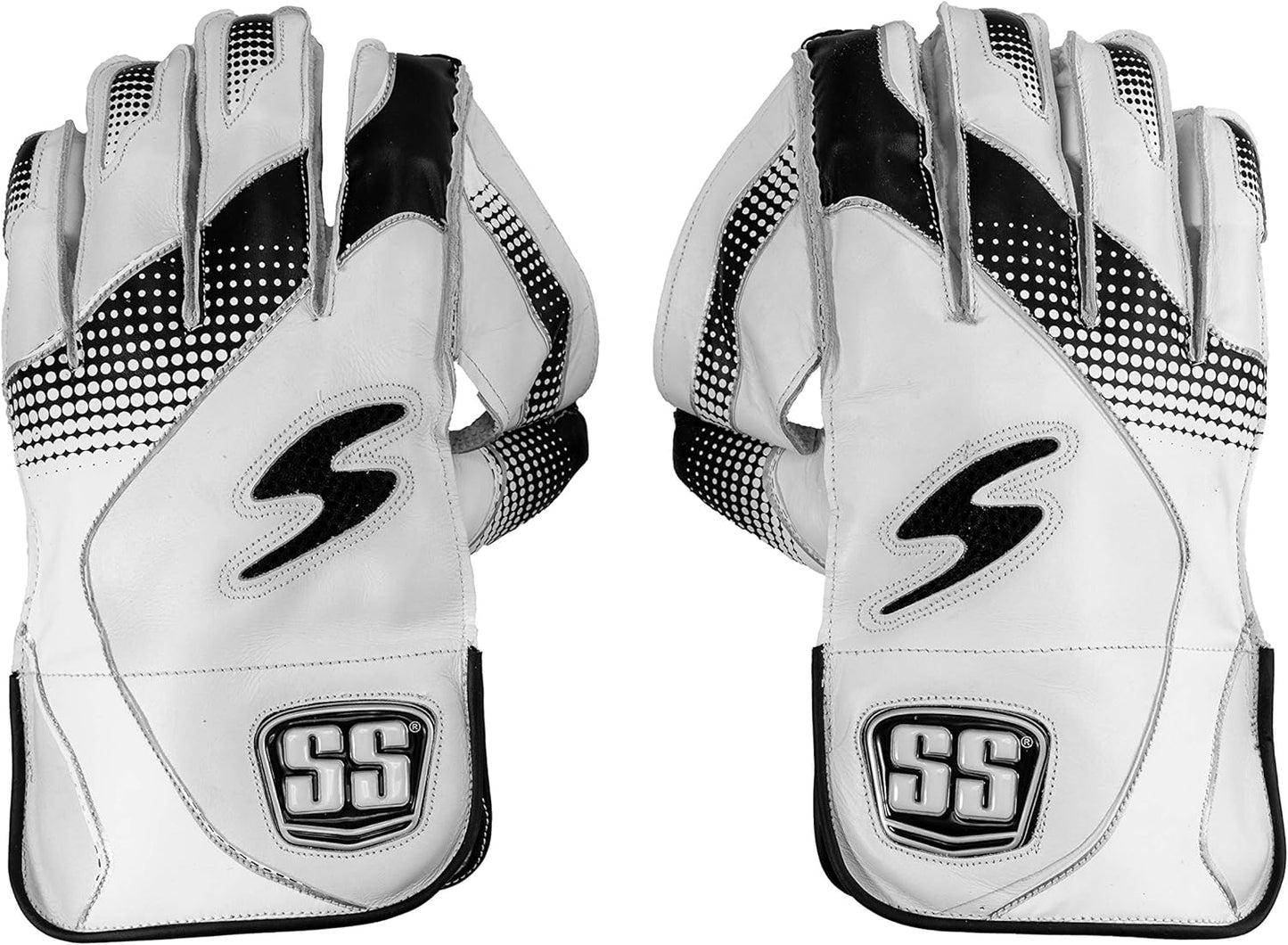 SS Match Cricket Wicket Keeping Gloves ' Mens Size, Cotton Inner Gloves Included