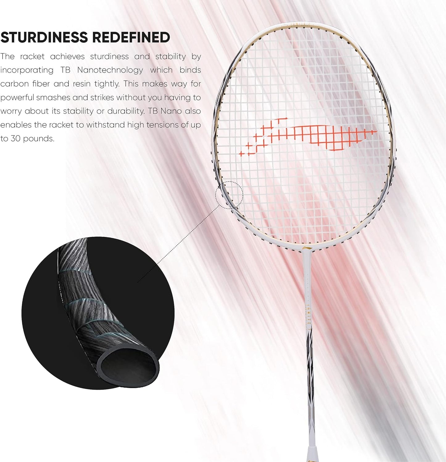 Li-Ning IGNITE 7 (SPEED RACKET. 77 grams)