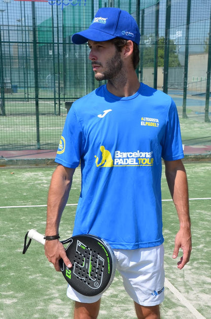 Barcelona Padel Tour | Technical Short Sleeve T-shirt"Te gusta el pádel" | Man | Soft Touch and Quick Drying | Sportswear